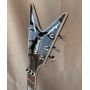 Custom Mirror Crack Veneer Dime Washburn Signature ML Shaped Electric Guitar