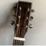 Custom solid spruce wood / Sapele wood Chrome Diecast high gloss acoustic guitar in natural