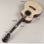 Solid Spruce Wood Top 41 Inch Spruce Wood Backplane Folk Guitar Herringbone Binding