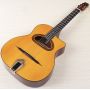 Custom High Gloss 41 Inch Jango Acoustic Guitar Folk Guitar Orange Django Guitar Gypsy Swing Jazz Solid Wood Spruce Top Logo on Headstock is Optional Accept Guitar OEM MOQ 200pcs