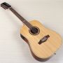 Custom OEM Guitar 12 Strings Acoustic Electric Guitar Cutaway or Round Body 41 Inch Full Sapele Body High Glossy Folk Guitar With Pickup Natural Black Color