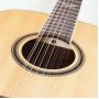 Custom OEM Guitar 12 Strings Acoustic Electric Guitar Cutaway or Round Body 41 Inch Full Sapele Body High Glossy Folk Guitar With Pickup Natural Black Color