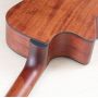 OEM Acoustic Bass Guitar 4 Strings Full Sapele Body 43 Inch Electric Folk Guitar Cutaway Body 24 Frets
