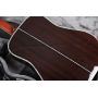 OEM D45 Style High Quality Folk Classic Acoustic Guitar Guitars All Solid Wood Adirondack Spruce Solid Indian Rosewood Acoustic Guitar