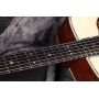 Custom Solid Cocobolo Rosewood Cutaway Acoustic Guitar 42-Style Abalone Inlay High Polished OX Bone 