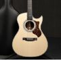 Custom Solid Cocobolo Rosewood Cutaway Acoustic Guitar 42-Style Abalone Inlay High Polished OX Bone 