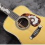 Custom Grand Solid Cocobolo Back Side Acoustic Guitar Handmade Quality OEM 41 Inch Aged Adirondack Spruce Classic Folk Acoustic Electric Guitar Accept Guitar OEM