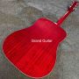 Custom Dreadnought Dove Acoustic Guitar Mahogany Back Side