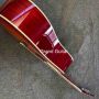 Custom Grand Hummingbird Acoustic Guitar Cherry Red Mahogany Back Side