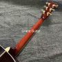 Custom Dreadnought D41 Solid Rosewood Back Side Acoustic Guitar Spruce Top Customized Pickup and Neck Inlay