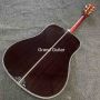 Custom 41 Inch Rosewood Back Side Deluxe Dreadnought MT D45 Acoustic Guitar Spruce Top Life Tree Inlay Bone Nut