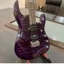 Custom John Petrucci Signature Music Man JP6 Style Electric Guitar in Transparent Purple Color