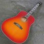 Custom burst Hummingbird classic folk acoustic guitar, solid spruce top, rosewood fingerboard, thickened pickguard, 41-inch quality humming-bird acoustic guitar
