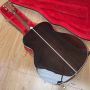Custom OM folk classic acoustic guitar, solid spruce top, ebony fingerboard, rosewood sides and back, 40 inch quality OM42 acoustic guitar
