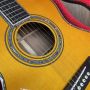 Custom OM folk classic acoustic guitar, solid spruce top, ebony fingerboard, rosewood sides and back, 40 inch quality OM42 acoustic guitar