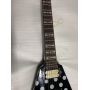 Custom Randy Rhoads Electric Guitar Solid Wood White Dot Glossy Finish Chrome Hardware Accept Guitar OEM