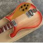 Custom 4 Strings Cherry Sunburst Color Ricken Style Electric Bass