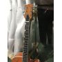 Custom Flamed Maple Top Double F Hole Gretsch Style Jazz Electric Guitar with Large Vibrato System