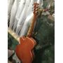 Custom Flamed Maple Top Double F Hole Gretsch Style Jazz Electric Guitar with Large Vibrato System