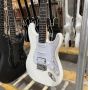 Custom Strat ST Electric Guitar, Cream White Color, Mahogany Body, Rosewood Fingerboard