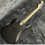 Custom F Strat ST Electric Guitar, Mahogany Body, Matte black Color, Rosewood Fingerboard