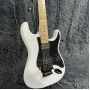 Custom Fender Style Strat ST Electric Guitar, Floyd Rose Tremolo Bridge, White Color, Mahogany Body, Maple Fingerboard