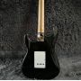 Custom Fender Style ST Electric Guitar, Mahogany Body, Black Color, Rosewood Fingerboard, 6 Strings Guitar