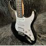 Custom Fender Style ST Electric Guitar, Mahogany Body, Black Color, Rosewood Fingerboard, 6 Strings Guitar