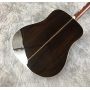 Custom 41 inch D28 model solid spruce wood glossing polished classic folk acoustic guitar