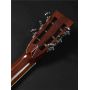 Custom OO Body 39 Inch Parlor 47mm Nut Wide Solid Spruce Wood Top Ebony Fingerboard Acoustic Guitar