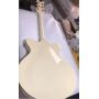 Custom Gretsch Style Electric Guitar in Cream White and Finish Glossing