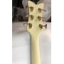 Custom Gretsch Style Electric Guitar in Cream White and Finish Glossing