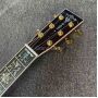 Custom Guitar Order OOO Style 39 Inch 43~48mm Nut Width Abalone Binding Solid Europe Spruce Wood Folk Acoustic Guitar Accept Guitar OEM
