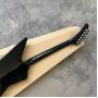 Custom Special Shape Body ESP Style Electric Guitar In Black Color Glossing Finish