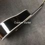 Custom Grand EP Doves Style Acoustic Guitar in Glossing Black Color