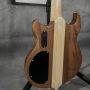 Custom 4 String Electric Bass Guitar Burl Maple Top Gold Hardware Neck Thru Body Active