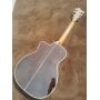 Custom 40 Inch GA Body All Solid Spruce Wood Acoustic Guitar