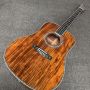 Custom Solid KOA Back Side Dreadnought D Shape Acoustic Guitar 41 Inch Deluxe Grand Guitar