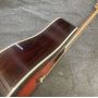 Custom Hummingbird Doves in Flight Acoustic Guitar with FLAMED Wood Back
