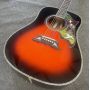 Custom Hummingbird Doves in Flight Acoustic Guitar with FLAMED Wood Back