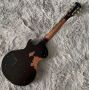 Solid Body Metallic Gold Relic GB LP Electric Guitar Mahogany Neck 6 Strings