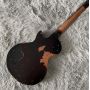 Solid Body Metallic Gold Relic GB LP Electric Guitar Mahogany Neck 6 Strings