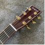 Custom 41 Inch Solid Sandlewood Back Side Cedar Top Grand Acoustic Guitar
