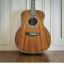 Custom Handmade OM Acoustic Guitar: All Solid Koa Wood Version with Double S1  PRO Pickup