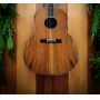 Custom AAA Solid Koa Top Back and Sides Koa Headstock Face Handmade Solid Koa Version OOO Acoustic Guitar