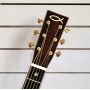 Custom Dark Brown Burst Solid Wood OM-42 / 45 Style Acoustic Guitar