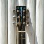 Navy Blue Solid Solid East Indian Rosewood Back Side OM Acoustic Guitar with Double PRO S1 000-14 Fret European Spruce Top 