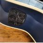 Navy Blue Solid Solid East Indian Rosewood Back Side OM Acoustic Guitar with Double PRO S1 000-14 Fret European Spruce Top 