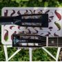 Custom All Solid Left-Handed OM Acoustic Guitar with AAAAA Solid Sitka Spruce Top in Navy Blue Color