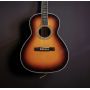 Custom 12-Fret Single O OO Body Shape Handmade Acoustic Guitar with Dove Tail Joint 43mm Nut Width Solid KOA Back Side